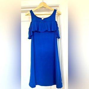 Lise Charmel Antigel XS/S Cold Shoulder Royal Blue Dress - French luxury brand